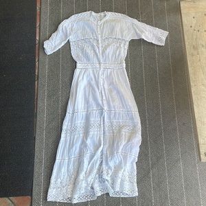 Long white Love Shack Fancy dress